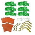 thumbnail image 4 of Colaxi 6 Pcs Poches de Table de Billard Accessoires de Remplacement en Maille Filet de Table de Snooker Creux Installation Facile Filets de Table de Billard Non Assemblés, 4 of 8