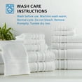thumbnail image 2 of Mainstays 100% Cotton 12-Piece White Towel Set, Soft & Absorbent, 2 of 9