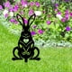 thumbnail image 1 of Estaca de silueta de comedor de acrílico, letreros de jardín de Pascua, decorativos para exterior, patio trasero Estilo B shamjiam  estacas de conejo, 1 of 8