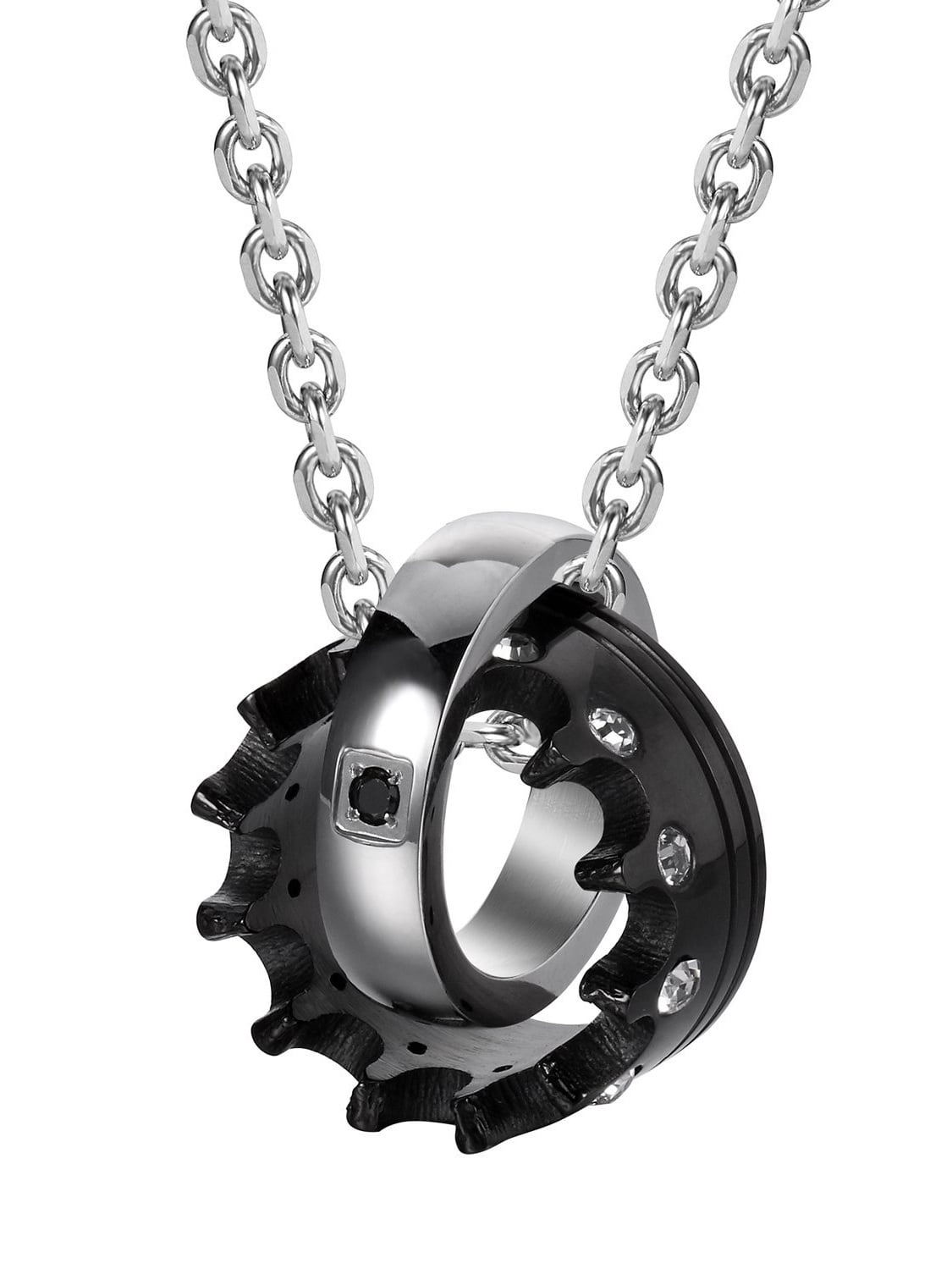 Hers Couple Royal Ring Pendant 