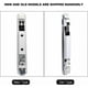 thumbnail image 3 of Cerradura de puerta corredera - Ventana de puerta corrediza de vidrio moderna Accesorios de hardware de cerradura simple para seguridad en el hogar RUIOIU, 3 of 5