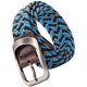 thumbnail image 5 of Ancho del cinturón 1.38 pulgadas para hombres/mujeres/mujeres jóvenes pantalones elásticos salvajes Gris Colcomx Cinturón elástico para vaqueros, 5 of 7