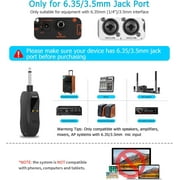 Aveek Wireless Microphone for Karaoke, 2.4GHz Professional Handheld Microphones with Rechargeable Receiver, Cordless Mic for Singing, Speaker, Pa System, Dj, Party, Speech(2pcs)