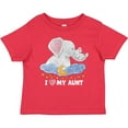 thumbnail image 3 of Inktastic I Love My Aunt Cute Elephants with Moon and Stars Boys or Girls Baby T-Shirt, 3 of 5