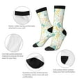 thumbnail image 3 of Fotbe Funny Chicken Pattern Long Socks for Men & Women – Breathable & Stretchy Compression Socks, Ideal for Running, Travel, and Everyday Wear Size 5-11, 3 of 6