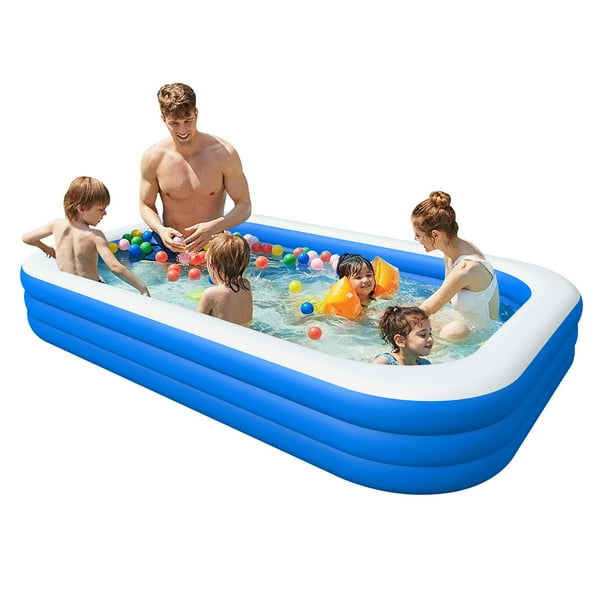Piscina Inflable OLYMSOLD Tamaño Familiar 305x183x56 cm