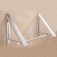 thumbnail image 2 of Percha de ropa montada en la pared de aluminio para el hogar, estante de secado de ropa portátil plegable, 2 of 9