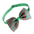 thumbnail image 3 of Tssuoun - 3 lazos navideños a cuadros para mascotas, accesorios para gatos y perros, 3 of 7