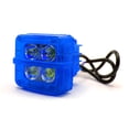 thumbnail image 1 of Faro Para Moto Rasen Auxiliar Cuadrado 4 Led Blanco Contorno Rgb            azul, 1 of 5