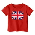 thumbnail image 3 of WOYY Little Boys T Shirt British Flag Printed Short Sleeve T-Shirt, Sizes 1-13, 3 of 3
