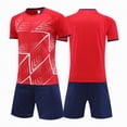 thumbnail image 4 of HCNTES Boys Athletic Shorts Set 2 Pcs Short Sleeve Boys Tee Shirts & Stretchy Athletic Youth Boy Basketball Football Shorts Kids Boys Summer School Outfit(H03-J,7-8 Years), 4 of 4