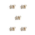 thumbnail image 2 of Jumpingount Catch Clip Side Sweet Korean Hairpin Mini Crystal Ins Hair Claw Jewelry Bang para mujeres Shopping Picnic White-Mini Type2 NO2, 2 of 6
