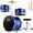 Mirror Blue, variant on Eastar Kids Drum Set for Gift 14" 3-Piece Drums Kits with Bass Tom Snare, Adjustable Throne, Cymbal, Pedal, Drumsticks, Mirror Blue