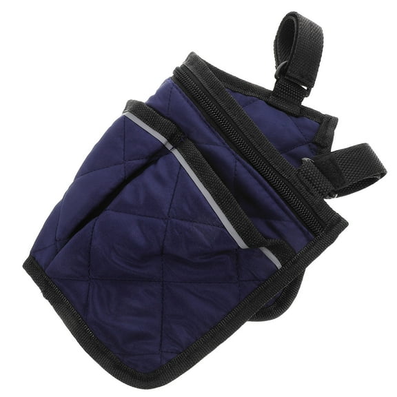 OUNONA Wheelchair Side Hanging Bag with Multiple Pockets Storage Organizer for Wheelchairs Wheelchair Storage Bag Walker Accessories