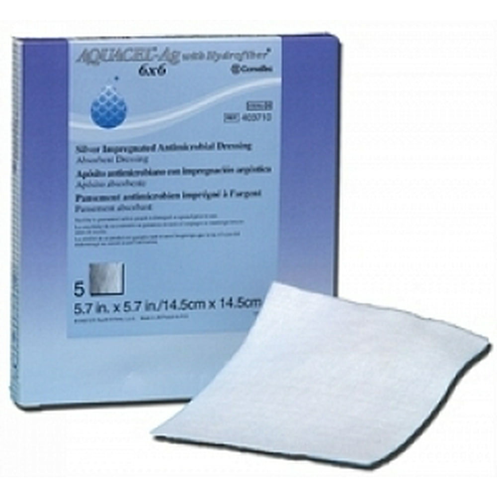 AQUACEL Ag Hydrofiber Wound Dressing by ConvaTec SQU403771H Walmart