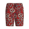 thumbnail image 4 of Wukai Snake Men’s Short Pajama Pants With Pockets Soft Sleep Pj Shorts for Men-Medium, 4 of 6