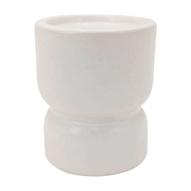 Mainstays White Ceramic Pillar Candle Holder