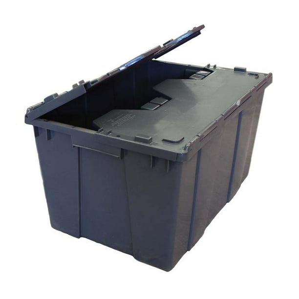 Cajas de Plástico de Bisagras VentDepot BoxArch15 1 Pza 15kg 50x30x21cm Apilable Color Gris
