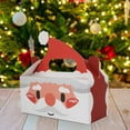 thumbnail image 6 of WEGFTDUOP Christmas Festival Gift Packaging Box Christmas Handheld Box For Cookies And Cakes 4pc, 6 of 6