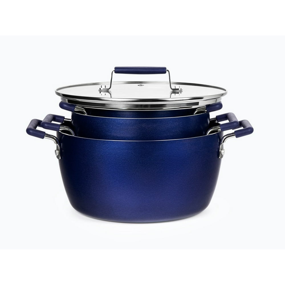 Granite Stone 6 Piece Nesting Pots, Space Saving, Nonstick, Dishwasher