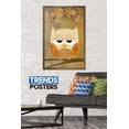 thumbnail image 2 of Artistic Antique Owl Wall Poster, 22.375" x 34", Framed, 2 of 3
