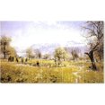 thumbnail image 1 of Ceramic Tile Mural-Peder Mork Monsted Landscapes Painting 397. 60" w x 36" h using (15) 12 x 12 ceramic tiles, 1 of 3