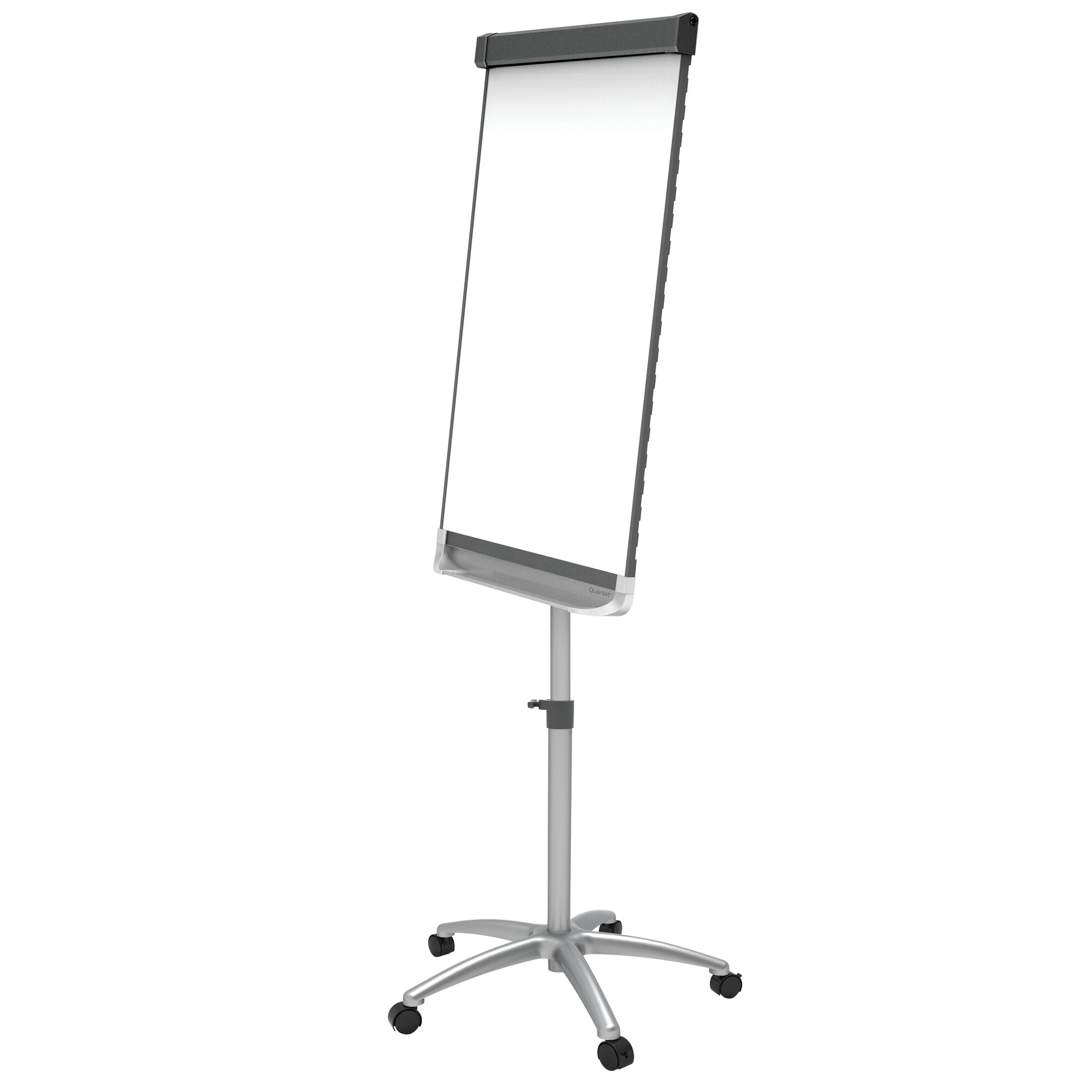 Quartet Prestige 2 Mobile Presentation Easel, Magnetic Whiteboard/Flipchart, 36" x 24", Graphite Finish Frame