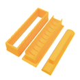 thumbnail image 4 of Kit portátil y versátil para hacer sushi. Herramienta para principiantes. Utensilio fácil usar. amarillo 3 piezas, 4 of 8