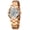 Rose gold, variant on Luxury Women's Mechanical-Hand-Wind Watch Ladies Full Steel Band Waterproof Skeleton Fashion Women Wrist Watch