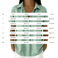 thumbnail image 6 of Duoif Women Lapel Collar Cotton Linen Top Short Sleeve High Low Hem Casual Blouse Summer 2026 Lightweight Breathable Loose Fit Daily Wear Vacation, Watermelon red, XL, 6 of 8