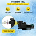 thumbnail image 5 of VEVOR Swimming Pool Pump, Powerful Self-priming Up to 34ft Head Lift, Fountain, Pond & Pool Pumps, 5 of 8