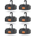 thumbnail image 1 of Linterna de Camping Recargable FLY2SKY 6Pcs 510 Lúmenes Negra, 1 of 9