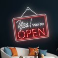 thumbnail image 5 of Handmadetneonsign Yes We're Open Neon Sign, Yes We're Open Neon Light, Open Shop LED Light, 5 of 5