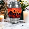 thumbnail image 4 of SABURIAL Guitar Urn - Decorative Urn For Mom & Dad - Cremation Urns For Adult Ashes Women - Memorila Funeral Urns - Combo Of 10 Inch & 3 Inch, 4 of 7