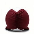 thumbnail image 4 of Wine Wide Brim Visor Hats for Women, Lightweight UV Protection Beach Sport Cap for Outdoor Activities,Hiking, Cycling,Travel,Yellow, 4 of 5