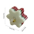 thumbnail image 3 of Mecorevxz Christmas Decorations Christmas Snowflake Shaped Winter Aroma Candle for Xmas Desktop Decorations,Christmas Gifts(Red), 3 of 7