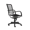 thumbnail image 4 of 43" All Black Round Bungee Cord High Back Office Chair, 4 of 6