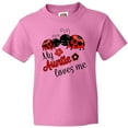 thumbnail image 3 of Inktastic My Auntie Loves Me with Cute Lady Bugs Youth T-Shirt, 3 of 5