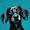 Dachshund Dog Portrait, variant on UXIEQU New York City Skyline Impressionist Canvas Wall Art Print 15.75x11.81 Inches