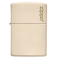thumbnail image 2 of Zippo Flat Sand Zippo Logo Pocket Lighter, 2 of 6