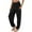 Black, variant on cfhntfmh Plus Size Pants for Women Casual Fall High Elastic Waisted Jogger Pants Stretch Lounge Yoga Pants with Pockets