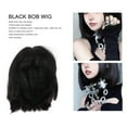 thumbnail image 3 of Straight Bob Bangs , Easy Grooming  Looking Black Bob  Lightweight  for Female for Daily, 3 of 8