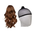thumbnail image 2 of YSGFHGJW Wigs Human Hair,Long Roll Curly Hair Middle Score Wig Fashion Natural Wig High Temperature Wire 68cm Long Wig For Women Daily Life Date, 2 of 7
