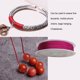 thumbnail image 4 of Collar con cuentas Wosthever HA075240-07 Artesanía Rosa roja, 4 of 6