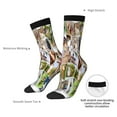 thumbnail image 4 of Picia pets and birds Collage Print Athletic Socks for Men & Women – Cushioned Moisture-Wicking Crew Socks for Sports, Running, and Training, Soft & Breathable Size 5-11, 4 of 6
