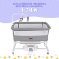 thumbnail image 4 of Cuna Colecho Mecedora Eléctrica Con Móvil "E-Glow" Color Gris, 4 of 9