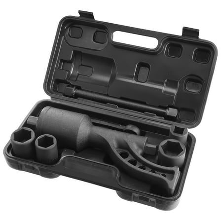 VEVOR Torque Multiplier, 1 Inch Drive Lug Nut Wrench/Multiplier Heavy Duty Torque Multiplier Wrench Set, 1:64 6,800N.m Lug Nut Remover, Includes 4 Sockets (21-41mm) and Storage Case