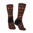 thumbnail image 3 of Goofa Vintage Pumpkin Pattern Printed Men's Crew Socks, Soft Durable Breathable Moisture-Wicking with Odor Control Cotton socks, 3 of 9