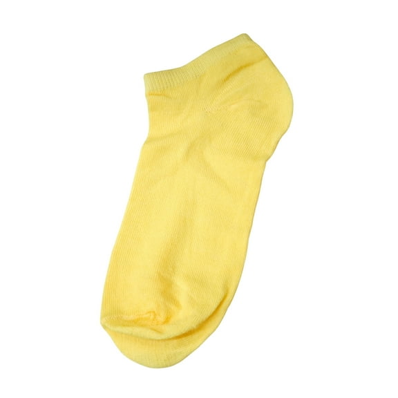 INSPIRE CHIC Women's 5 Pairs Cotton Blends Elastic Cuff Low Ankle Socks