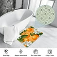 thumbnail image 3 of Tangerine Office Rug Door Carpet Indoor Rugs Polyester Non-Slip Machine Washable, 3 of 6